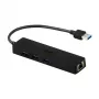 i-tec Advance HUB USB 3.0 slim 3 porte adattatore Gigabit Ethernet nero