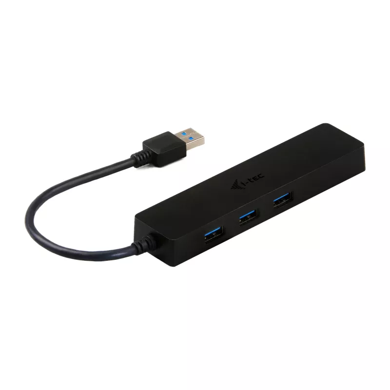 i-tec Advance HUB USB 3.0 slim 3 porte adattatore Gigabit Ethernet nero