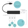 i-tec Advance HUB USB 3.0 slim 3 porte adattatore Gigabit Ethernet nero