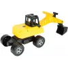 Lena GIGA TRUCKS escavatore, escavatore, 3 anni, plastica, nero, giallo