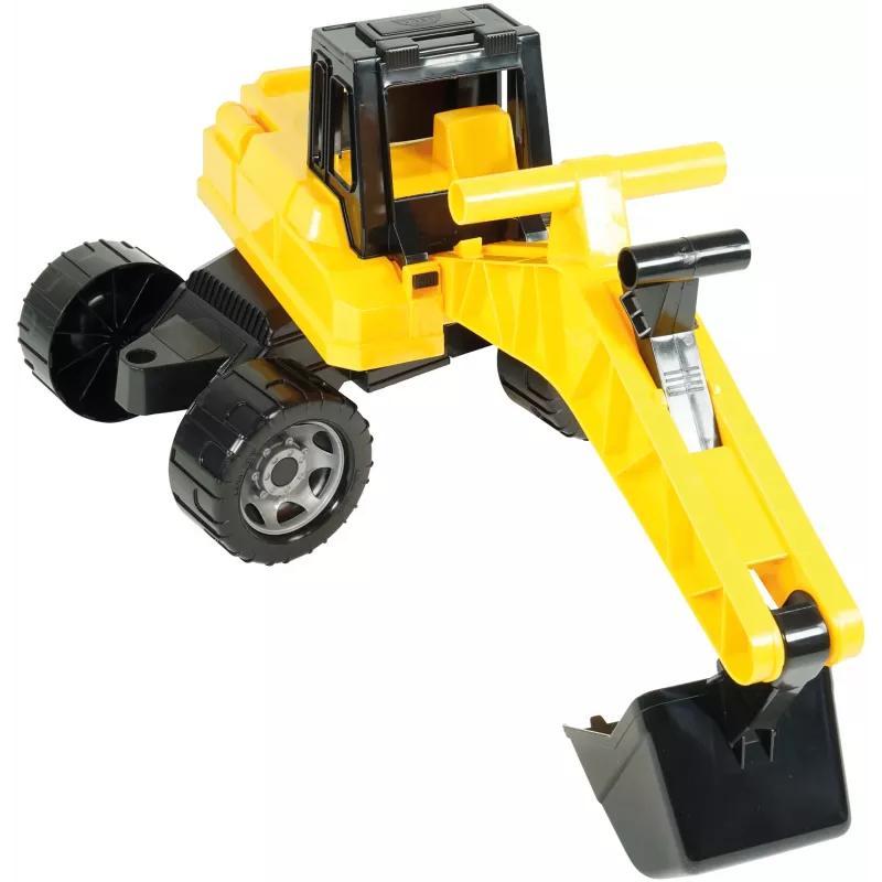 Lena GIGA TRUCKS escavatore, escavatore, 3 anni, plastica, nero, giallo