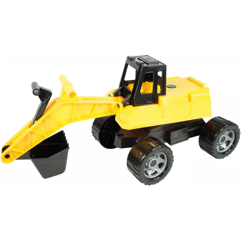 Lena GIGA TRUCKS escavatore, escavatore, 3 anni, plastica, nero, giallo