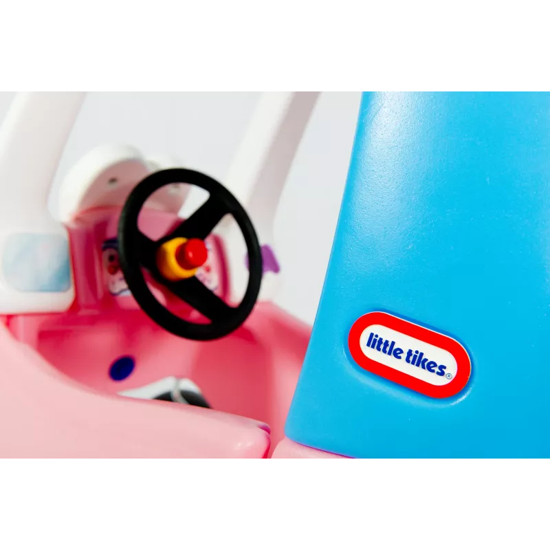 Little Tikes Cozy Coupe Princess, 1,5 anni, 4 ruote, plastica, blu, rosa, bianco
