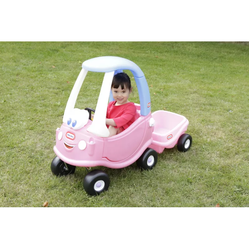 Little Tikes Cozy Coupe Princess, 1,5 anni, 4 ruote, plastica, blu, rosa, bianco