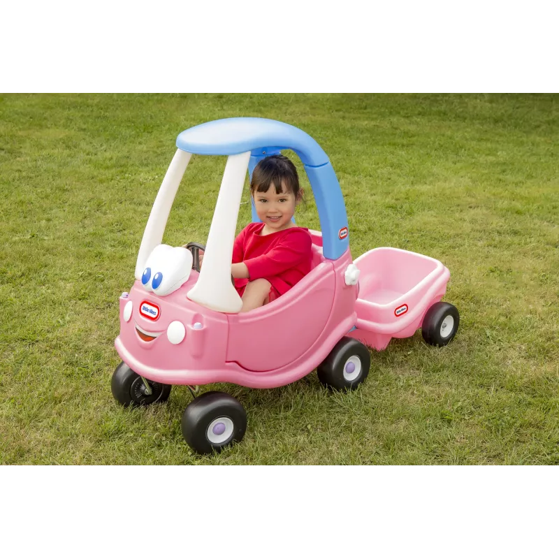 Little Tikes Cozy Coupe Princess, 1,5 anni, 4 ruote, plastica, blu, rosa, bianco