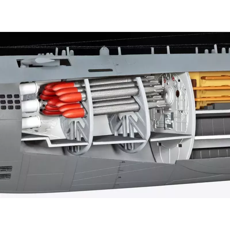 Modello di U-Boot Revell U-Boot Typ XXI U 2540 & Interieur