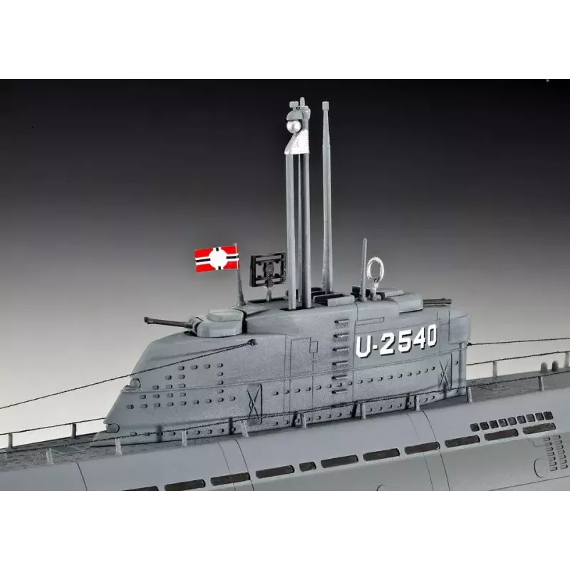 Modello di U-Boot Revell U-Boot Typ XXI U 2540 & Interieur