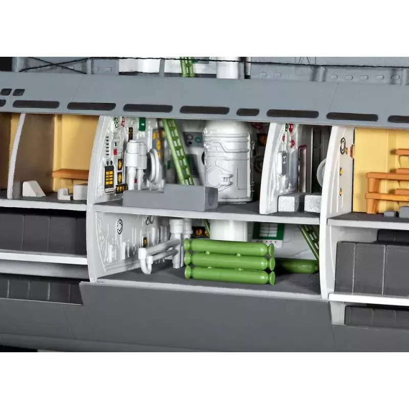 Modello di U-Boot Revell U-Boot Typ XXI U 2540 & Interieur