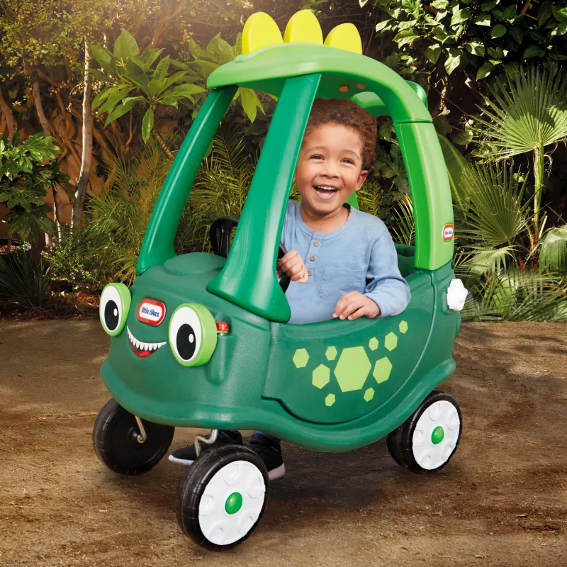 Little Tikes Cozy Coupe Dino, 1,5 anni, 4 ruote, plastica, nero, verde