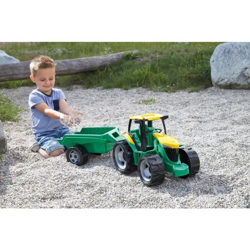 Trattore Lena GIGA TRUCKS ZL-02122 con rimorchio