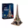 Puzzle 3D CubicFun Torre Eiffel LED