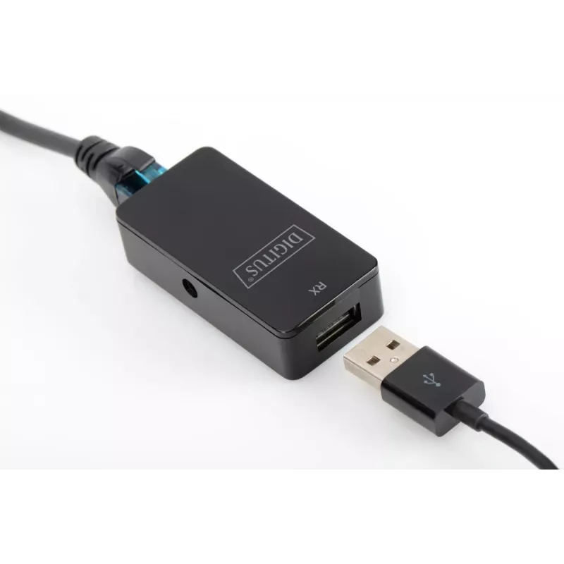 DIGITUS USB Extender USB 2.0 per uso con cavo Cat5/5e/6 (UTP STP o SFT) fino a 50 m