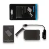 Case per HDD/SSD i-tec MySafe USB 3.0 Easy 2,5 pollici case esterno nero