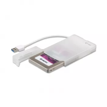 Case per HDD/SSD i-tec MySafe USB 3.0 Easy 2,5 pollici case esterno – bianco