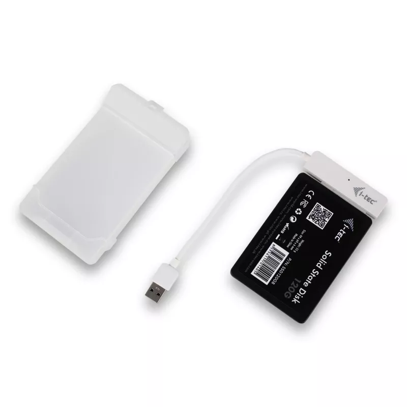 Case per HDD/SSD i-tec MySafe USB 3.0 Easy 2,5 pollici case esterno – bianco