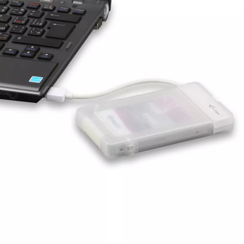 Case per HDD/SSD i-tec MySafe USB 3.0 Easy 2,5 pollici case esterno – bianco