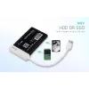 Case per HDD/SSD i-tec MySafe USB 3.0 Easy 2,5 pollici case esterno – bianco