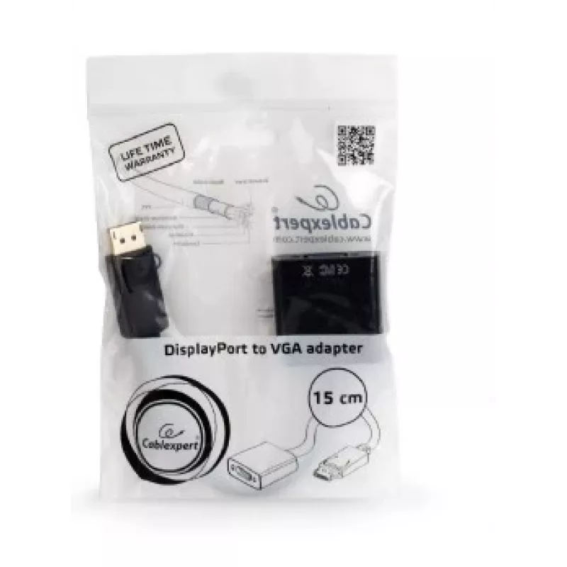 Cavo adattatore GEMBIRD DisplayPort 1.1 a VGA 15 cm