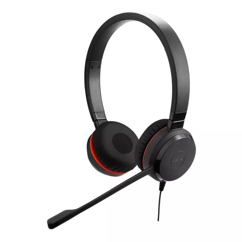 Jabra Evolve 30 II MS Stereo 5399-823-309 cuffie con microfono on-ear cablate, USB-A + jack da 3,5 mm, certificate Microsoft