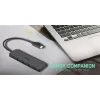 i-tec Advance hub passivo USB-C slim 4 porte