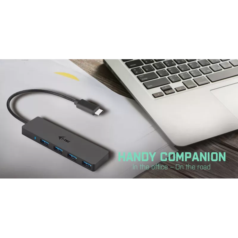 i-tec Advance hub passivo USB-C slim 4 porte