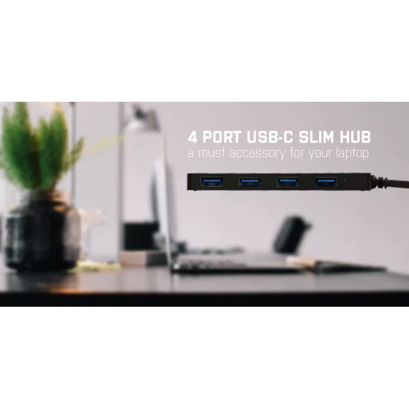 i-tec Advance hub passivo USB-C slim 4 porte