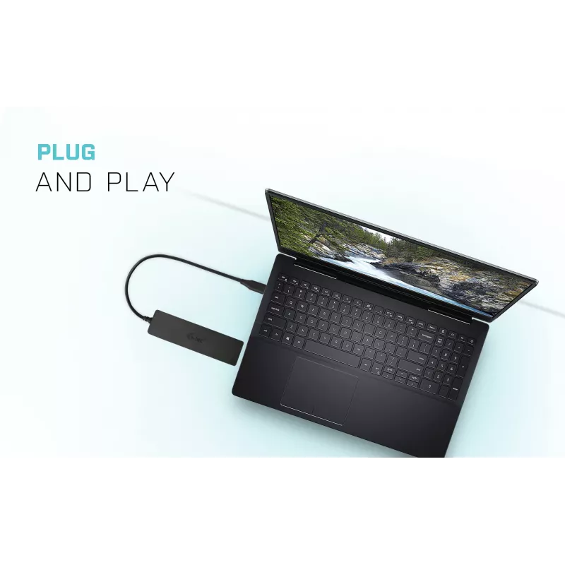 i-tec Advance hub passivo USB-C slim 4 porte