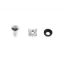 Kit di montaggio LANBERG AK-1302-S — acciaio inox, 50 pezzi, include gabbie e viti