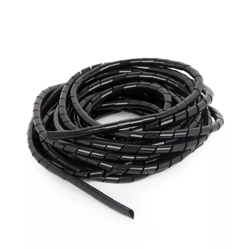 GEMBIRD guaina spiralata per cavi 12 mm, 10 m – nero