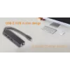 i-tec Advance hub passivo sottile USB-C 3 porte + adattatore Gigabit Ethernet