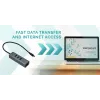 i-tec Metal hub USB-C 3 porte + adattatore Gigabit Ethernet