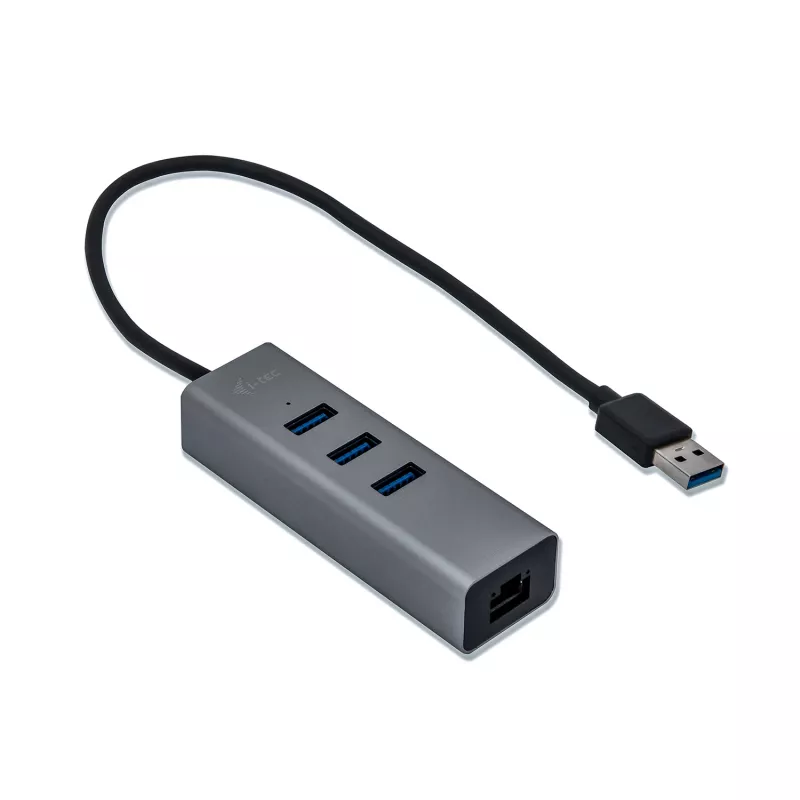 i-tec Metal hub USB 3.0 3 porte + adattatore Gigabit Ethernet