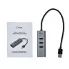 i-tec Metal hub USB 3.0 3 porte + adattatore Gigabit Ethernet