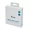 i-tec Metal hub USB 3.0 3 porte + adattatore Gigabit Ethernet