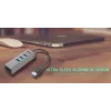 i-tec Metal hub USB 3.0 3 porte + adattatore Gigabit Ethernet