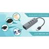i-tec Metal hub USB 3.0 3 porte + adattatore Gigabit Ethernet