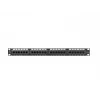Lanberg PPU5-1024-B pannello di permutazione, 24 porte, 1U, 19 pollici, Cat5e UTP, in metallo, nero