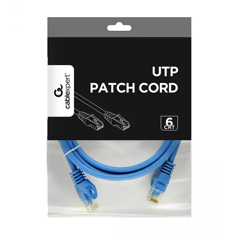 Cavo di rete Gembird PP6U-2M RJ-45 Cat6 2 m blu