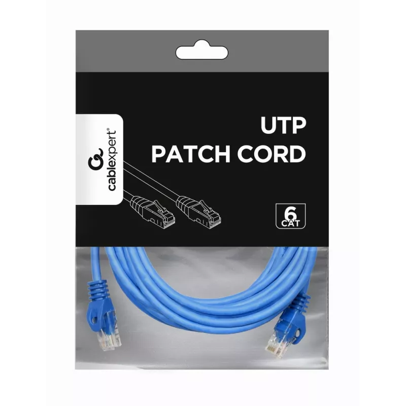 Cavo di rete Gembird PP6U-3M RJ-45 Cat6 3 m blu