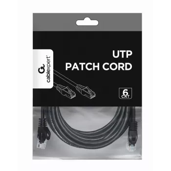 Cavo patch GEMBIRD - CAT6 - UTP - 5 m - nero