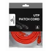 Cavo patch GEMBIRD - CAT6 - UTP - 5 m - rosso