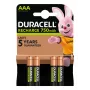 Duracell AAA (4 pezzi) batteria ricaricabile nickel-metallo idruro (NiMH)