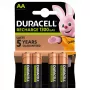 Duracell Batterie ricaricabili 4xAA AA