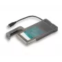 i-tec MySafe USB-C 3.1 Gen. 2 easy, case HDD/SSD, 2,5 pollici, Serial ATA, Serial ATA II, Serial ATA III, 10 Gbit/s, connettività USB, nero