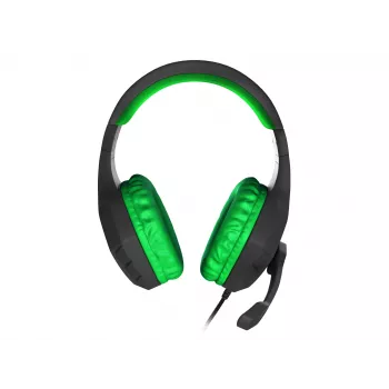 GENESIS Argon 200 headset cuffie gaming con cavo nero, verde