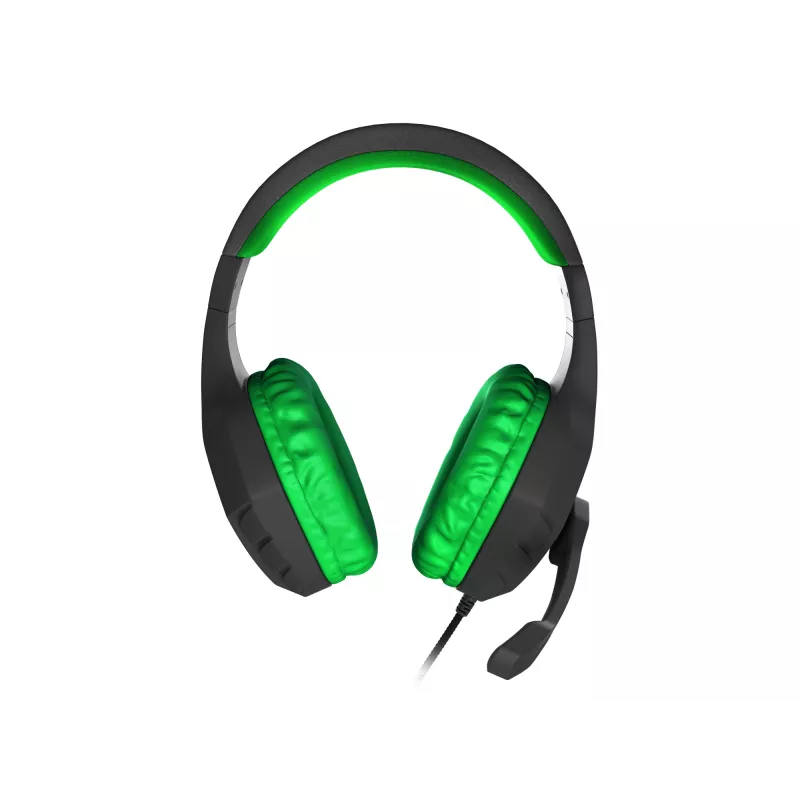 GENESIS Argon 200 headset cuffie gaming con cavo nero, verde