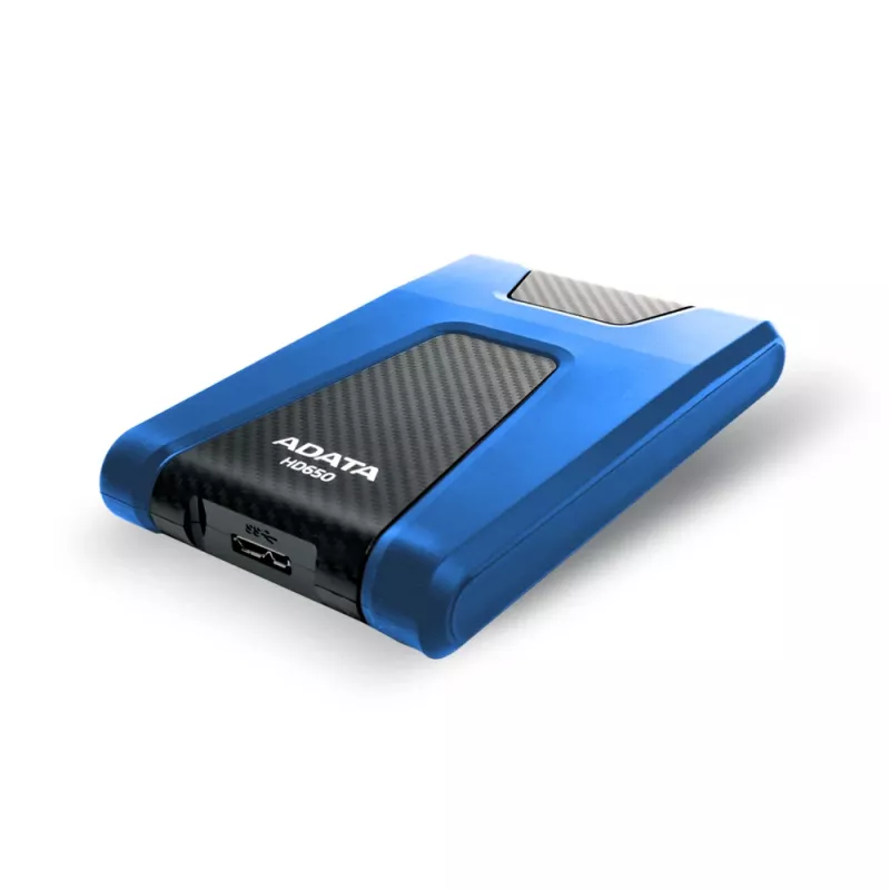 ADATA HD650 disco rigido esterno 1 TB 2,5 pollici Micro-USB B 3.2 Gen 1 (3.1 Gen 1) blu
