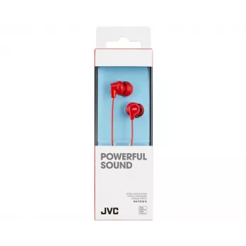 Cuffie in-ear JVC HA-FX10-R-E dai colori vivaci