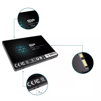 SILICON POWER SSD - A55 - 128GB - 2,5 pollici - SATA III Slc