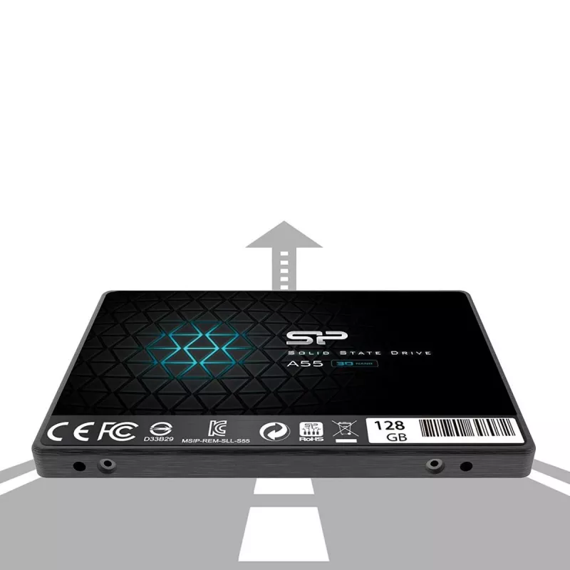 SILICON POWER SSD - A55 - 128GB - 2,5 pollici - SATA III Slc
